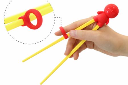儿童学吃饭硅胶筷子